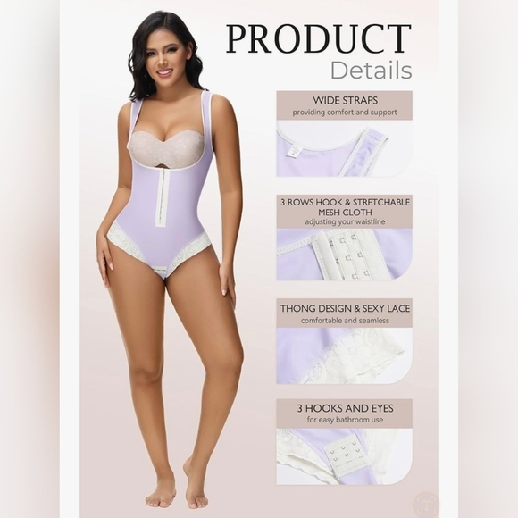 SHAPSHE Shapewear Bodysuit #891 NWOT - Picture 5 of 9